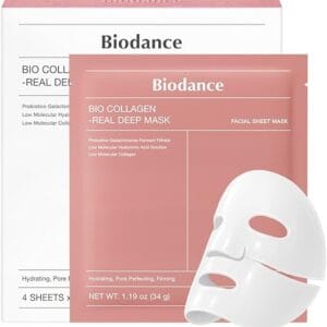 Bio-Collagen Real Deep Mask, Hydrating Overnight Hydrogel Mask