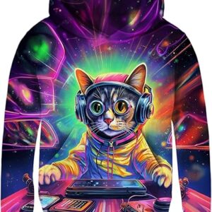 Kids 3D Graphic Pullover Hoodie