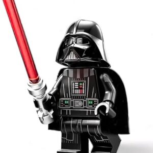LEGO Star Wars: Darth Vader Minifigure with Lightsaber and Extra Black Cape