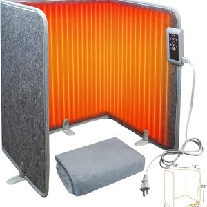 Under Desk Foldable Leg Warmer With Soft Blanket
