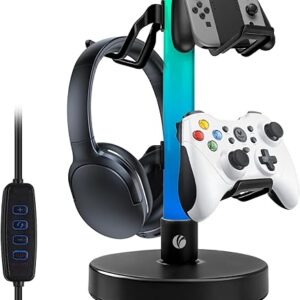 Headphone Stand with 17 Light Modes