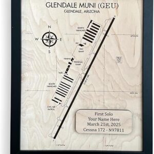 Personalized First Solo Flight Plaque