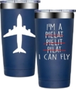 20oz I Can Fly Pilot Tumbler Cup