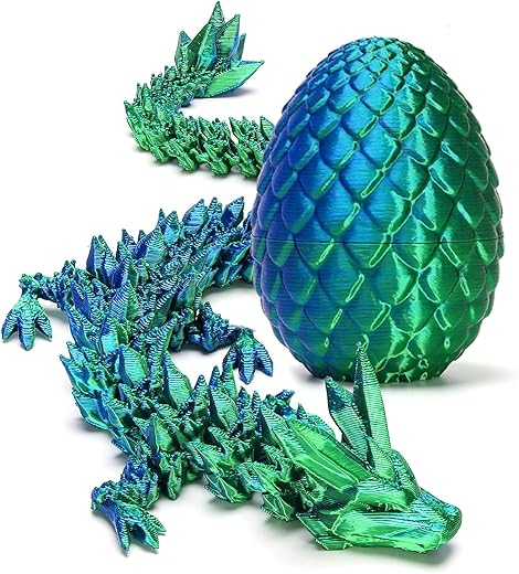 3D Printed Dragon with Surprise Egg