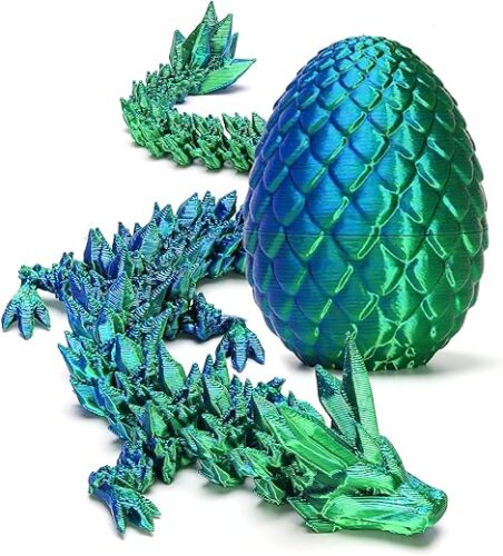 3D Printed Dragon with Surprise Egg
