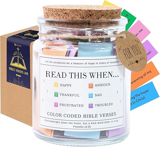 Bible Verses Jar for Daily Encouragement