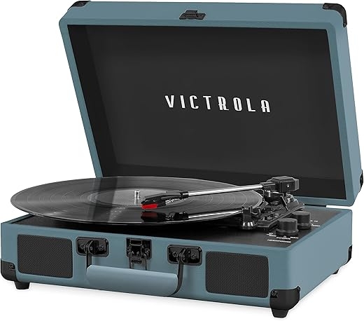 Bluetooth Portable Suitcase Record Player