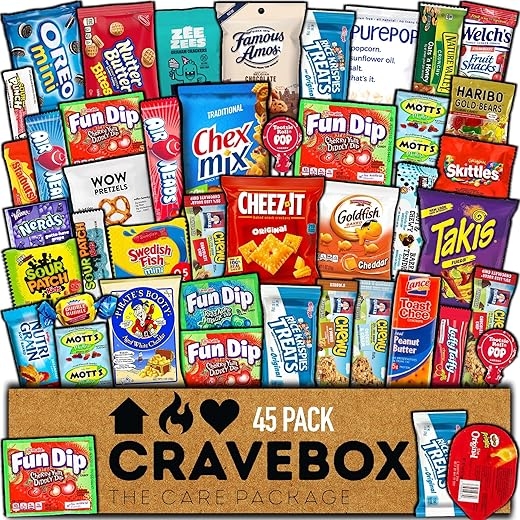 CRAVEBOX Snacks Box Variety Pack