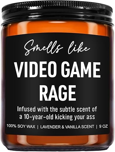 Funny Video Game Candle