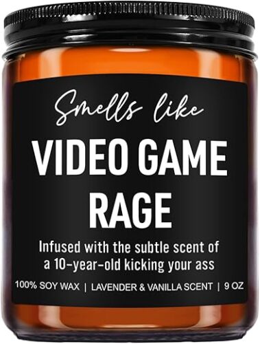 Funny Video Game Candle