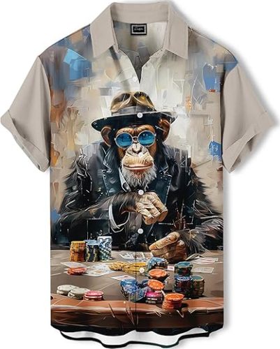 Men’s Monkey Hawaiian Shirt