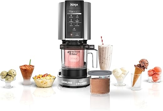 Ninja NC301 CREAMi Ice Cream Maker, for Gelato, Mix-ins, Milkshakes, Sorbet, Smoothie Bowls & More