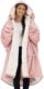 Sherpa Lined Microfiber Fleece Wearable Blanket