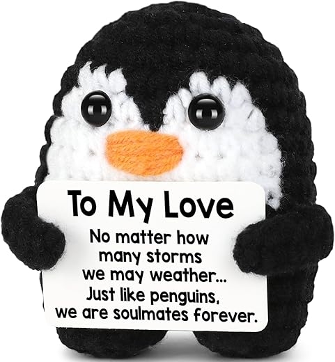 To My Love Handmade Crochet Mini Penguin